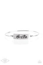 Load image into Gallery viewer, Paparazzi Hustle Hard - Silver Bracelet - Black Diamond Exclusive! - $5 Jewelry with Ashley Swint