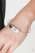 Load image into Gallery viewer, Paparazzi Hustle Hard - Silver Bracelet - Black Diamond Exclusive! - $5 Jewelry with Ashley Swint