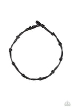 Load image into Gallery viewer, Paparazzi In or SCOUT - Black - Cording Knots - Button Loop Closure - Urban Necklace - Men's Collection - $5 Jewelry With Ashley Swint