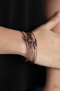 PRE-ORDER - Paparazzi Industrial Intricacies - Copper - Bracelet - $5 Jewelry with Ashley Swint