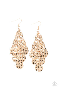 Paparazzi Instant Incandescence - Gold - Earrings - $5 Jewelry with Ashley Swint