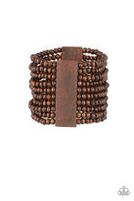 Load image into Gallery viewer, Paparazzi JAMAICAN Me Jam - Brown Wooden Beads - Bracelet - $5 Jewelry With Ashley Swint