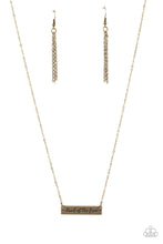 Load image into Gallery viewer, Paparazzi Land Of The Free - Brass - Patriotic Necklace &amp; Earrings - $5 Jewelry with Ashley Swint