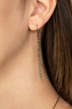 Load image into Gallery viewer, Paparazzi Land Of The Free - Brass - Patriotic Necklace &amp; Earrings - $5 Jewelry with Ashley Swint