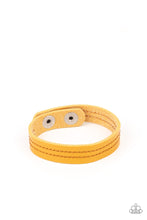 Load image into Gallery viewer, PRE-ORDER - Paparazzi Life is WANDER-ful - Yellow Leather - Bracelet - $5 Jewelry with Ashley Swint