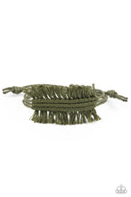 Load image into Gallery viewer, Paparazzi Make Yourself at HOMESPUN - Green - Sliding Knot Bracelet - $5 Jewelry with Ashley Swint