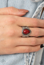 Load image into Gallery viewer, PRE-ORDER - Paparazzi Maritime Mirage - Red - Ring - Trend Blend / Fashion Fix Exclusive January 2022 - $5 Jewelry with Ashley Swint