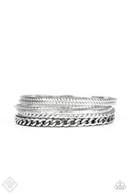 Load image into Gallery viewer, Paparazzi Mayan Mix - Silver Chain Set of 6 Bracelets - Trend Blend / Fashion Fix Exclusive July 2019 - $5 Jewelry With Ashley Swint