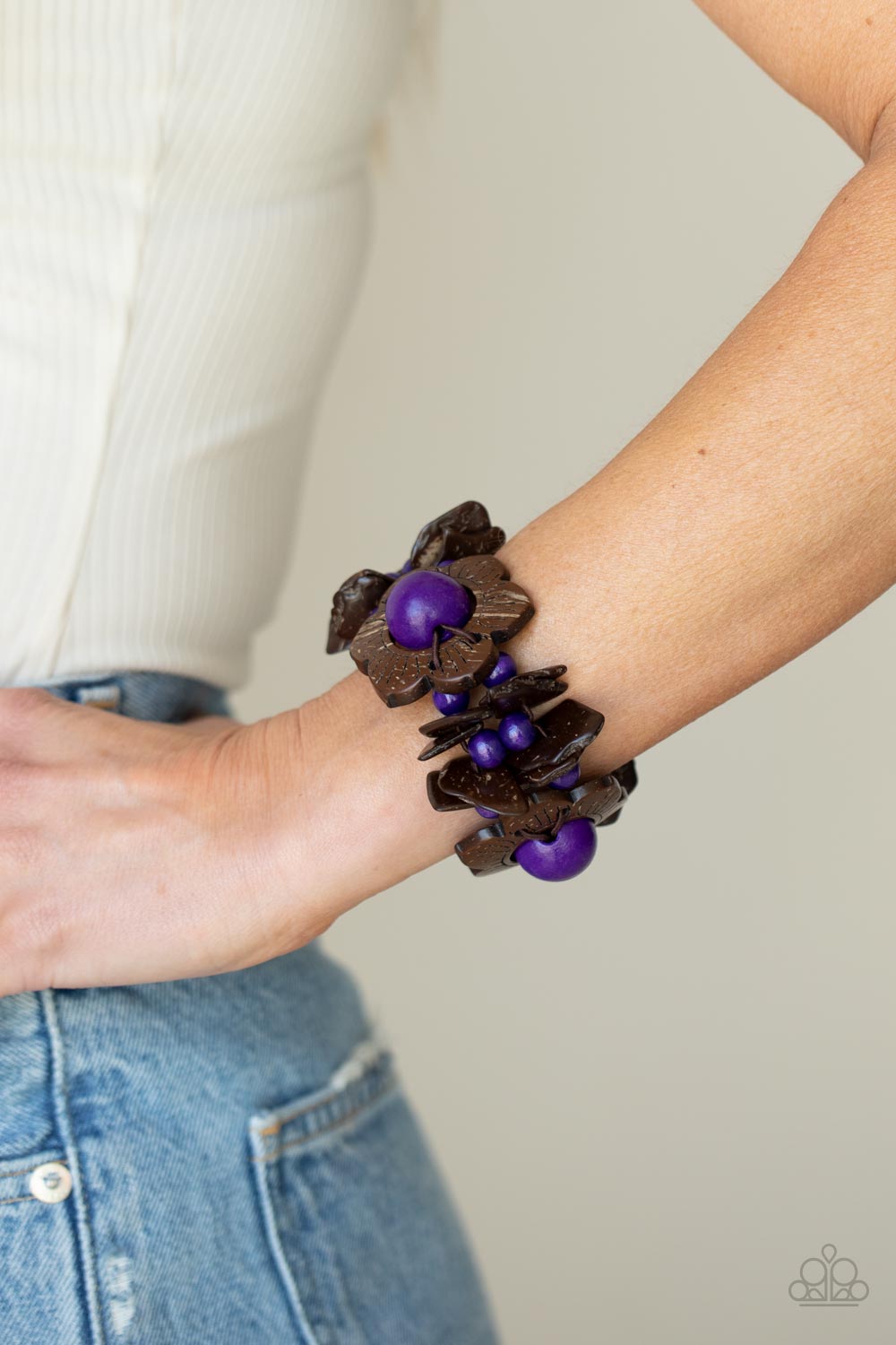 PRE-ORDER - Paparazzi Mediterranean Mangrove - Purple - Bracelet - $5 Jewelry with Ashley Swint