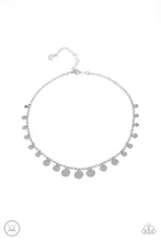 Load image into Gallery viewer, Paparazzi Minimal Magic - Silver Discs - Choker Necklace &amp; Earrings - $5 Jewelry with Ashley Swint