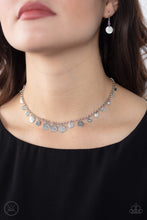 Load image into Gallery viewer, Paparazzi Minimal Magic - Silver Discs - Choker Necklace &amp; Earrings - $5 Jewelry with Ashley Swint