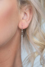 Load image into Gallery viewer, Paparazzi Moms Do It Better - Blue - &quot;Mom&quot; Silver Chain Necklace &amp; Earrings - $5 Jewelry with Ashley Swint