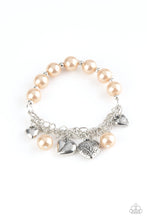 Load image into Gallery viewer, PRE-ORDER - Paparazzi More Amour - Brown - Stretchy Band Bracelet - $5 Jewelry with Ashley Swint