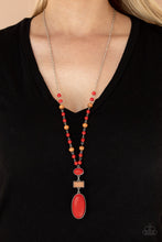 Load image into Gallery viewer, Paparazzi Naturally Essential - Red - Necklace &amp; Earrings - $5 Jewelry with Ashley Swint