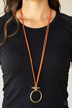 Load image into Gallery viewer, PRE-ORDER - Paparazzi Noticeably Nomad - Orange - Necklace &amp; Earrings - $5 Jewelry with Ashley Swint