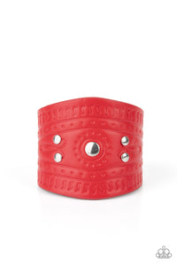 PRE-ORDER - Paparazzi Orange County - Red - Bracelet - $5 Jewelry with Ashley Swint