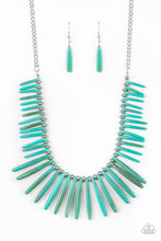 Load image into Gallery viewer, Paparazzi Out of My Element - Blue - Necklace &amp; Earrings - Life of the Party Exclusive July 2020 - $5 Jewelry with Ashley Swint