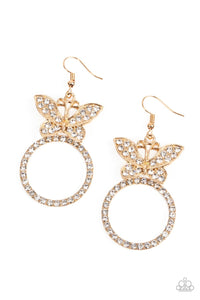 PRE-ORDER - Paparazzi Paradise Found - Gold - Earrings - $5 Jewelry with Ashley Swint