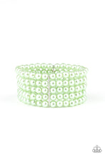 Load image into Gallery viewer, Paparazzi Pearl Bliss - Green Pearls - Stretchy Bands Bracelet - $5 Jewelry with Ashley Swint