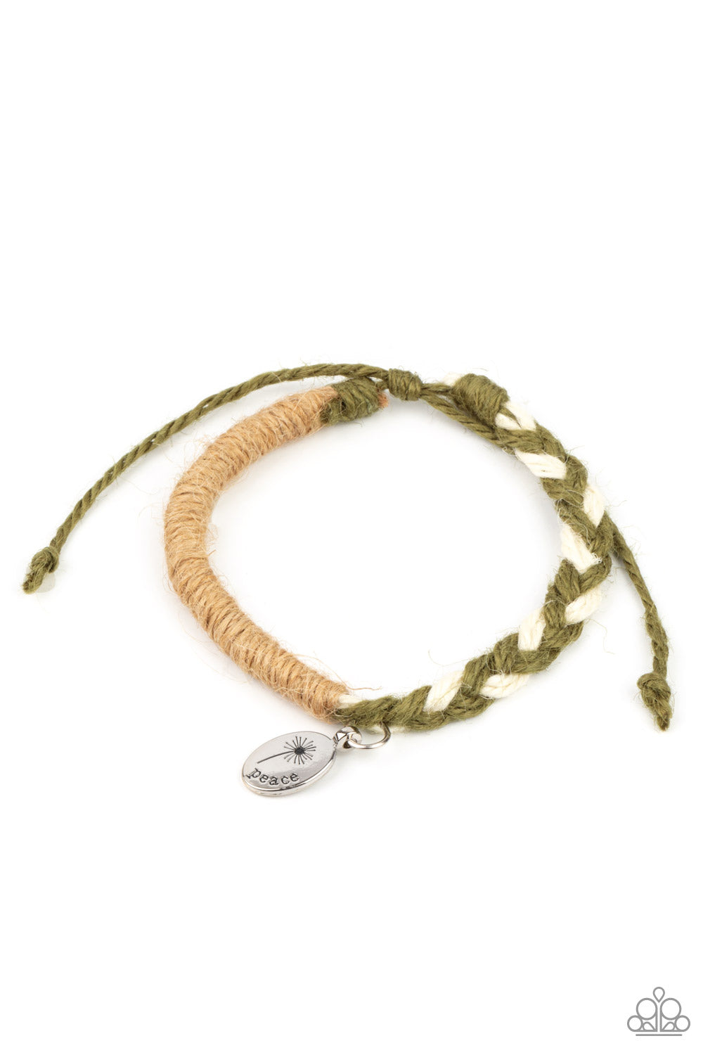 Paparazzi Perpetually Peaceful - Green - Bracelet - $5 Jewelry with Ashley Swint