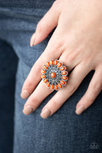 Load image into Gallery viewer, PRE-ORDER - Paparazzi Posy Paradise - Orange - Ring - $5 Jewelry with Ashley Swint