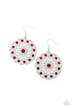 Load image into Gallery viewer, PRE-ORDER - Paparazzi Posy Proposal - Red - Earrings - $5 Jewelry with Ashley Swint