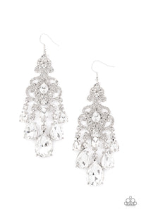 Paparazzi Queen Of All Things Sparkly - White EMP - $5 Jewelry with Ashley Swint