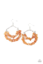 Load image into Gallery viewer, PRE-ORDER - Paparazzi Rainbow Rock Gardens - Orange - Earrings - $5 Jewelry with Ashley Swint