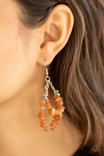 Load image into Gallery viewer, PRE-ORDER - Paparazzi Rainbow Rock Gardens - Orange - Earrings - $5 Jewelry with Ashley Swint