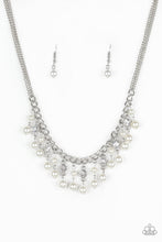 Load image into Gallery viewer, Paparazzi Regal Refinement - White - Rhinestones Pearls - Necklaces and matching Earrings - $5 Jewelry With Ashley Swint