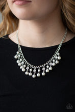 Load image into Gallery viewer, Paparazzi Regal Refinement - White - Rhinestones Pearls - Necklaces and matching Earrings - $5 Jewelry With Ashley Swint