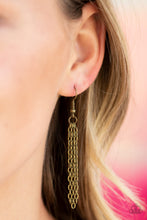 Load image into Gallery viewer, Paparazzi Rural Remedy - Brass - Embossed Ornate Detail - Necklace &amp; Earrings - $5 Jewelry with Ashley Swint