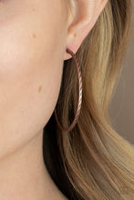 Load image into Gallery viewer, Paparazzi Rural Reserve - Copper - Earrings - $5 Jewelry with Ashley Swint