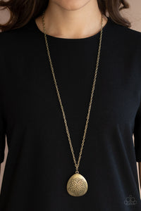 PRE-ORDER - Paparazzi Rustic Renaissance - Brass - Necklace & Earrings - $5 Jewelry with Ashley Swint