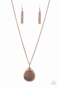PRE-ORDER - Paparazzi Rustic Renaissance - Copper - Necklace & Earrings - $5 Jewelry with Ashley Swint