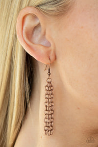 PRE-ORDER - Paparazzi Rustic Renaissance - Copper - Necklace & Earrings - $5 Jewelry with Ashley Swint