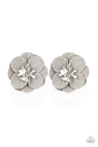 Paparazzi Serene In Sweet Pea - Silver - Hair Clips - $5 Jewelry With Ashley Swint