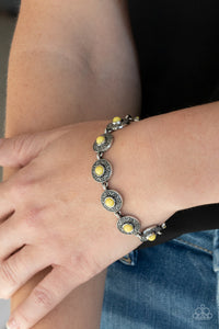 Paparazzi Springtime Special - Yellow - Bracelet - $5 Jewelry with Ashley Swint