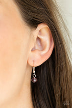 Load image into Gallery viewer, Paparazzi Stratosphere Sparkle - Purple - Silver Necklace and matching Earrings - $5 Jewelry with Ashley Swint