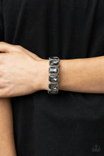 Load image into Gallery viewer, PRE-ORDER - Paparazzi Studded Smolder - Silver - Bracelet - $5 Jewelry with Ashley Swint
