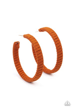 Load image into Gallery viewer, PRE-ORDER - Paparazzi Suede Parade - Orange - Earrings - $5 Jewelry with Ashley Swint