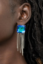 Load image into Gallery viewer, Paparazzi Supernova Novelty - Blue - Earrings - $5 Jewelry with Ashley Swint
