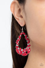 Load image into Gallery viewer, PRE-ORDER - Paparazzi Tenacious Treasure - Red - Earrings - $5 Jewelry with Ashley Swint