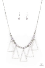 Load image into Gallery viewer, Paparazzi Terra Nouveau - Silver - Gray Beads - Necklace &amp; Earrings - $5 Jewelry with Ashley Swint
