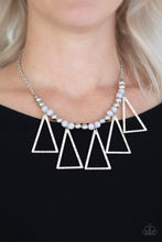 Load image into Gallery viewer, Paparazzi Terra Nouveau - Silver - Gray Beads - Necklace &amp; Earrings - $5 Jewelry with Ashley Swint