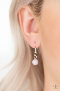 Paparazzi Terra Nouveau - Silver - Gray Beads - Necklace & Earrings - $5 Jewelry with Ashley Swint