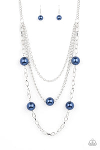 PRE-ORDER - Paparazzi Thanks For The Compliment - Blue - Necklace & Earrings - $5 Jewelry with Ashley Swint
