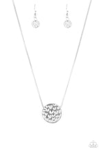 Load image into Gallery viewer, Paparazzi The BOLD Standard - Silver - Necklace &amp; Earrings - $5 Jewelry with Ashley Swint