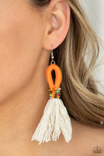 Load image into Gallery viewer, PRE-ORDER - Paparazzi The Dustup - Orange - Earrings - $5 Jewelry with Ashley Swint