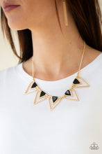 Load image into Gallery viewer, Paparazzi The Pack Leader - Gold - Necklace &amp; Earrings - $5 Jewelry with Ashley Swint